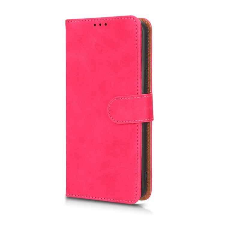 PU Leather Phone Cover for Infinix Note 11, Skin-Touch Feeling Wallet Stand Phone Shell Flip Protection Case - Rose
