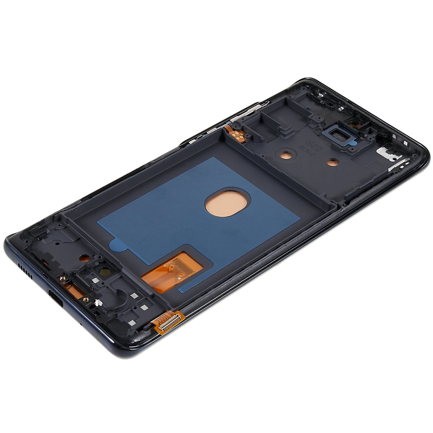 For Samsung Galaxy S20 FE G780 / S20 FE 5G G781 Grade C OLED Screen and Digitizer Assembly + Frame (Without Logo) - Black