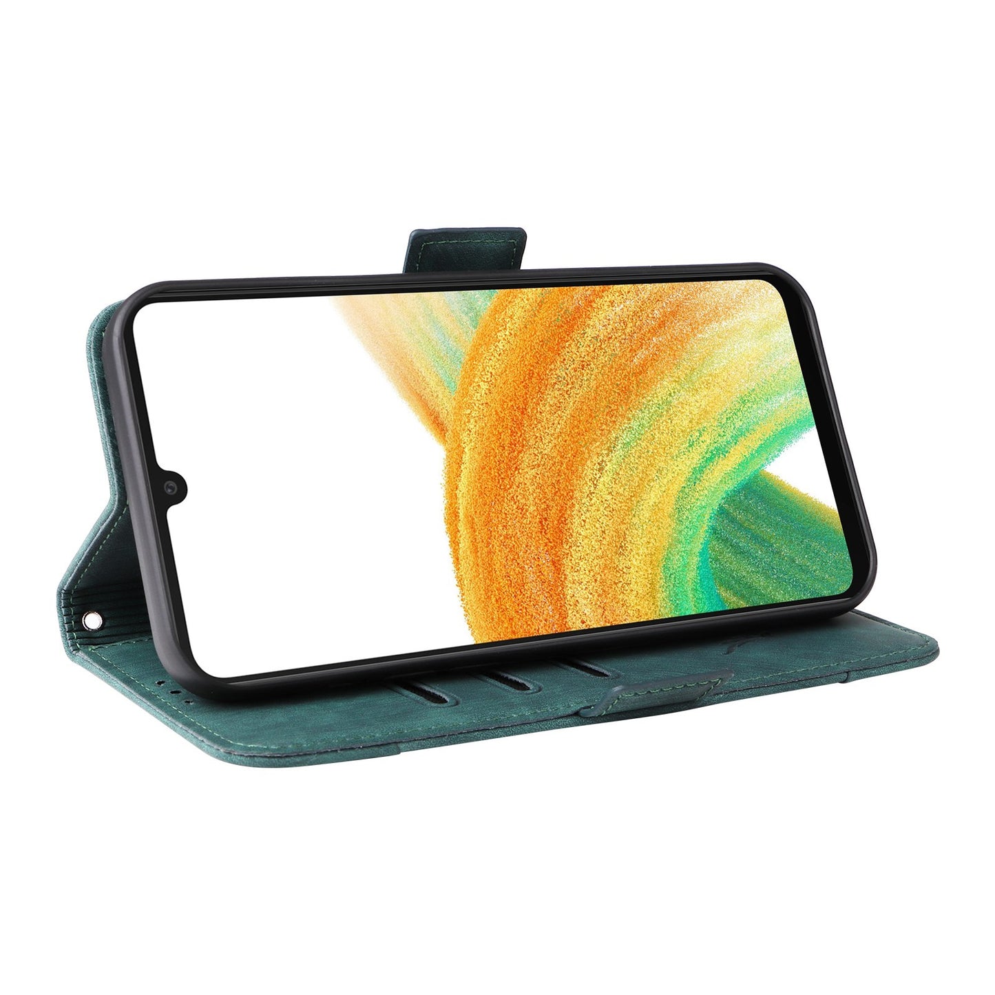 For Samsung Galaxy S20 FE 4G / FE 5G / S20 Lite / S20 FE 2022 Phone Case, Magnetic Stand RFID Blocking PU Leather Phone Cover Wallet - Green