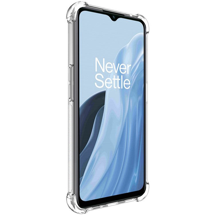 IMAK For OnePlus Nord N300 5G Drop Protection Phone Shell Four Corner Airbag Shockproof Phone Case Flexible TPU Cover - Transparent