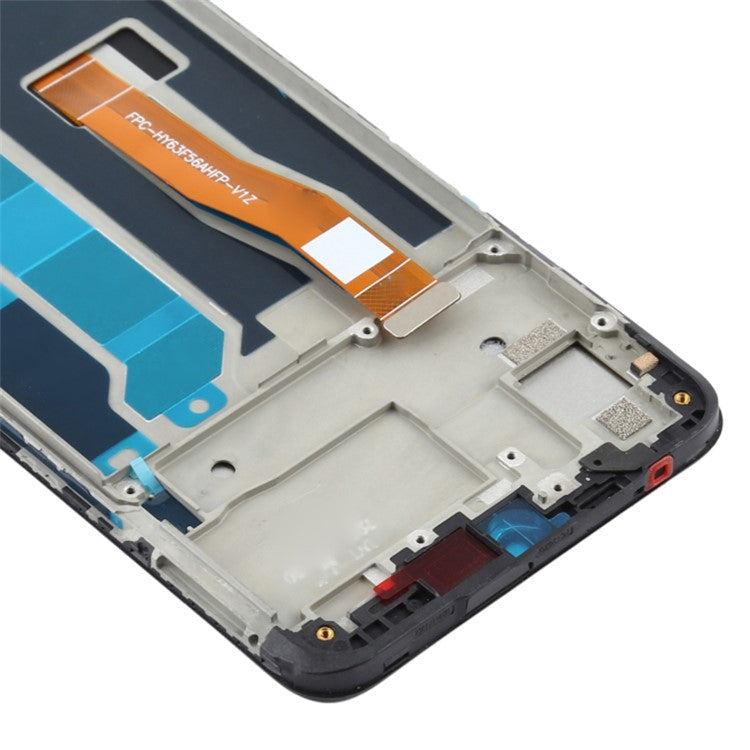 For Oppo Realme 3 Pro / Realme X Lite Grade C LCD Screen and Digitizer Assembly + Frame Cell Phone Replacement Parts (Without Logo)