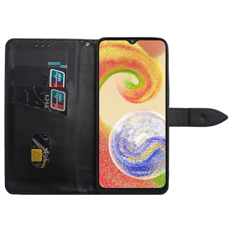 IDEWEI For Samsung Galaxy A23 4G / A23 5G (Global Version) Card Slots Design PU Leather Phone Case Stand Magnetic Protect Flip Cover Cover - Orange