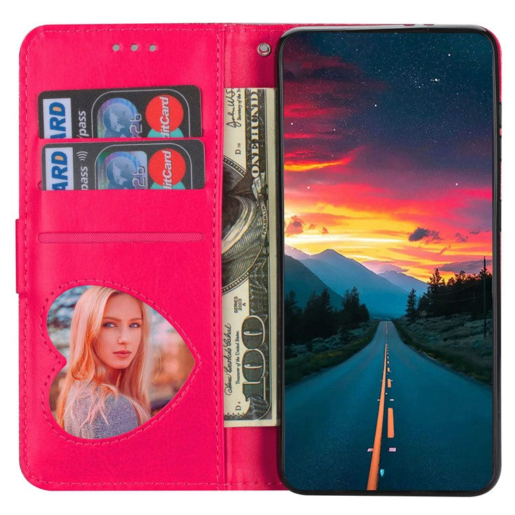 For Google Pixel 7 Pro 5G Zipper Pocket Glittery PU Leather Protective Case Magnetic Clasp Anti-fall Phone Wallet Stand Cover - Rose