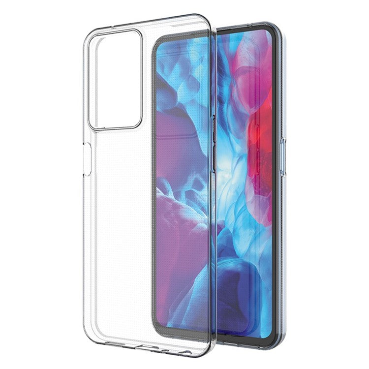 For Oppo A57 (2022) 5G / A77 5G / OnePlus Nord N300 5G Slim Thin Shockproof Phone Case Transparent TPU Anti-Scratch Cover