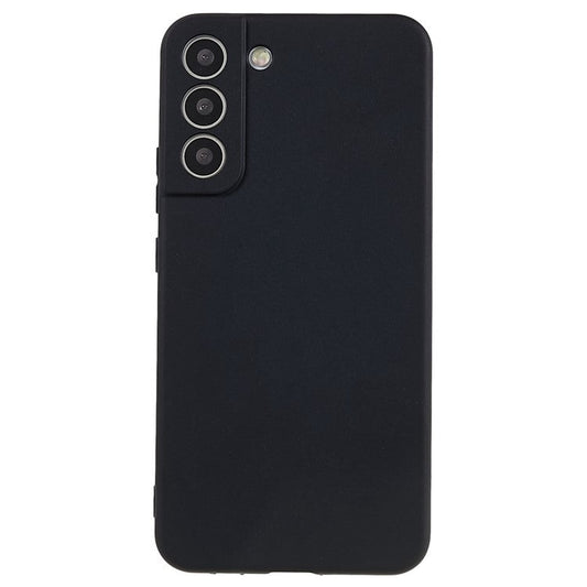 For Samsung Galaxy S22 5G Anti-scratch Protective Cell Phone Cover Matte Flexible TPU Case - Black