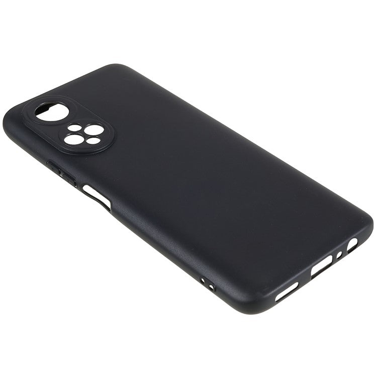 For Honor X7 / Play 30 Plus 5G Flexible TPU Glossy Phone Back Case Anti-scratch Drop-proof Cover - Black