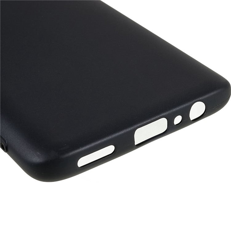 For Honor X7 / Play 30 Plus 5G Flexible TPU Glossy Phone Back Case Anti-scratch Drop-proof Cover - Black