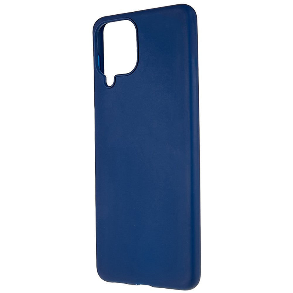 For Samsung Galaxy M53 5G Soft TPU Matte Phone Case Anti-fingerprint Anti-drop Back Cover - Sapphire