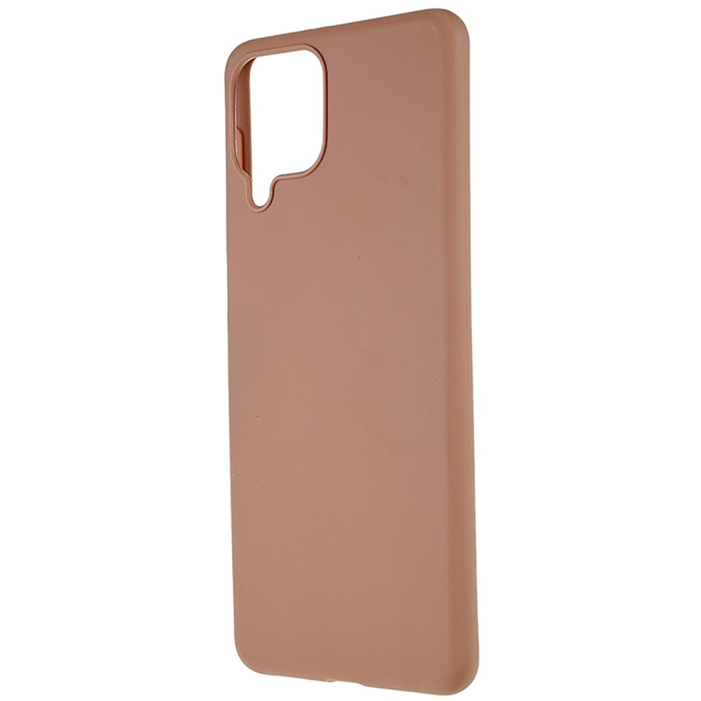 For Samsung Galaxy M53 5G Soft TPU Matte Phone Case Anti-fingerprint Anti-drop Back Cover - Khaki