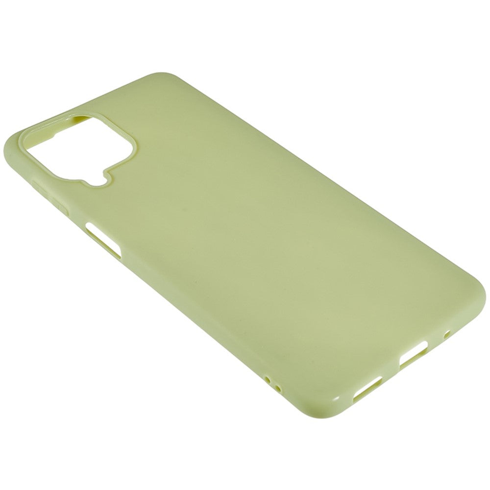 For Samsung Galaxy M53 5G Soft TPU Matte Phone Case Anti-fingerprint Anti-drop Back Cover - Green