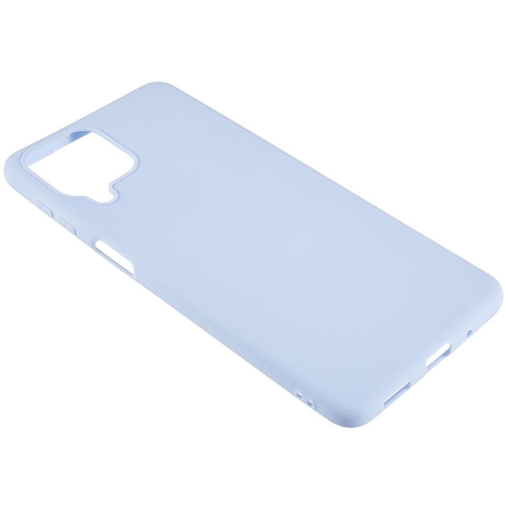 For Samsung Galaxy M53 5G Soft TPU Matte Phone Case Anti-fingerprint Anti-drop Back Cover - Light Purple