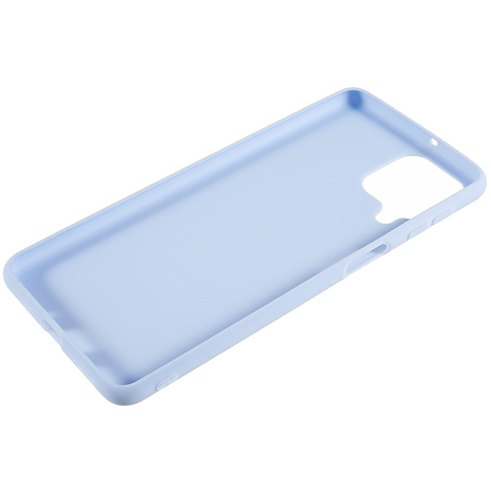 For Samsung Galaxy M53 5G Soft TPU Matte Phone Case Anti-fingerprint Anti-drop Back Cover - Light Purple