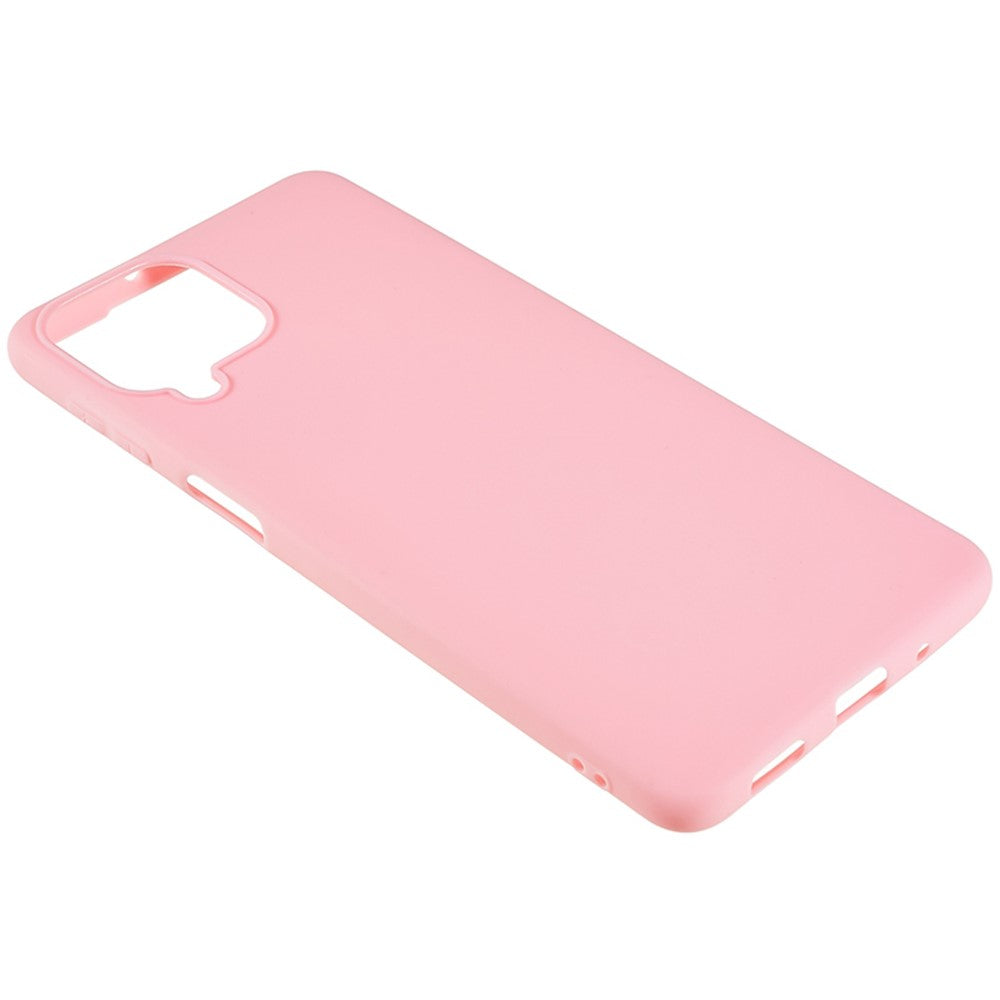 For Samsung Galaxy M53 5G Soft TPU Matte Phone Case Anti-fingerprint Anti-drop Back Cover - Light Pink