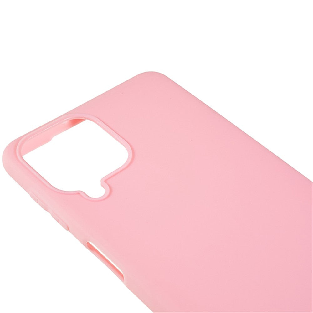 For Samsung Galaxy M53 5G Soft TPU Matte Phone Case Anti-fingerprint Anti-drop Back Cover - Light Pink
