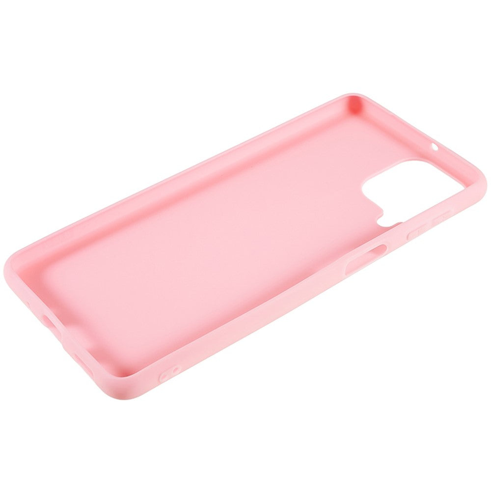 For Samsung Galaxy M53 5G Soft TPU Matte Phone Case Anti-fingerprint Anti-drop Back Cover - Light Pink