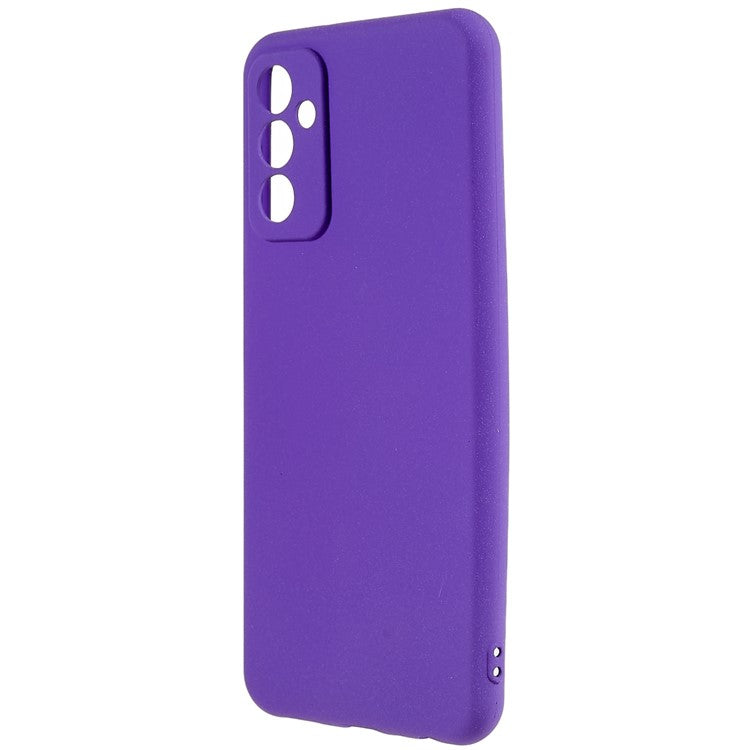 For Samsung Galaxy M13 4G Soft TPU Double-Sided Matte Case Precise Cutouts Anti-Scratch Protective Phone Cover - Purple