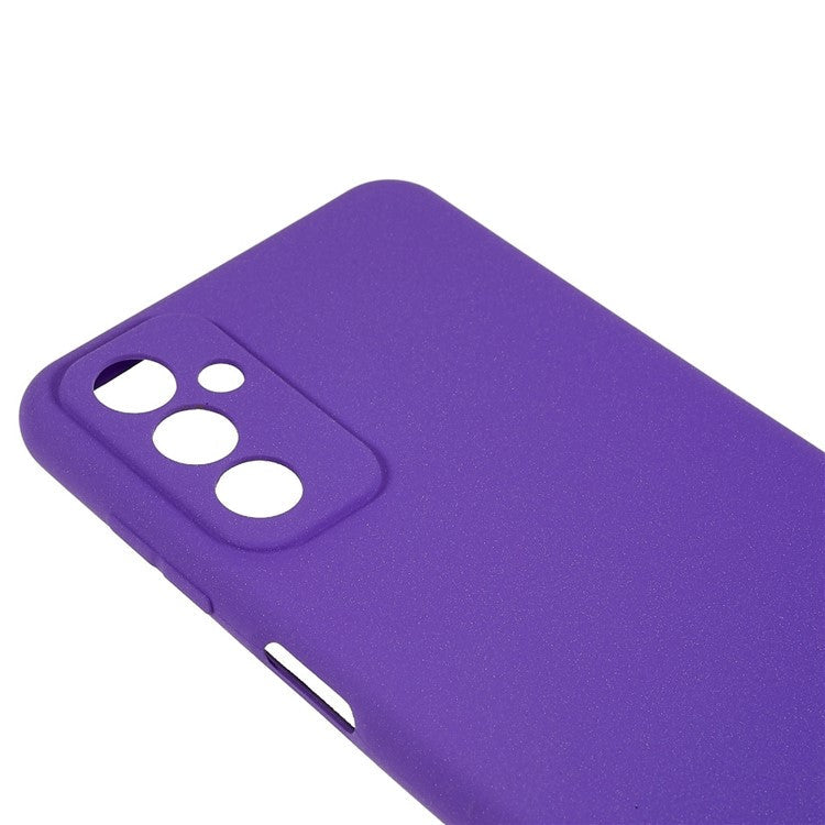 For Samsung Galaxy M13 4G Soft TPU Double-Sided Matte Case Precise Cutouts Anti-Scratch Protective Phone Cover - Purple
