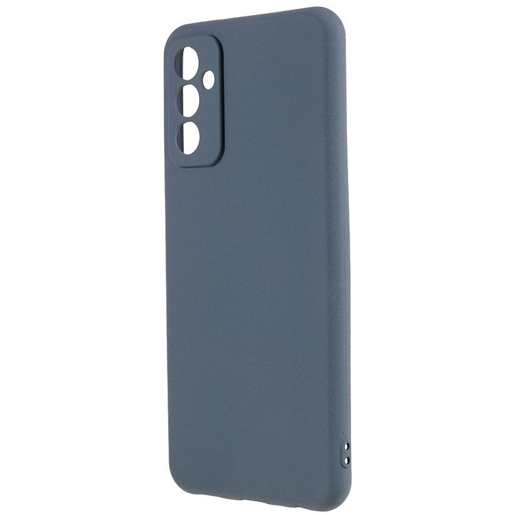 For Samsung Galaxy M13 4G Soft TPU Double-Sided Matte Case Precise Cutouts Anti-Scratch Protective Phone Cover - Grey