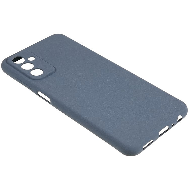 For Samsung Galaxy M13 4G Soft TPU Double-Sided Matte Case Precise Cutouts Anti-Scratch Protective Phone Cover - Grey