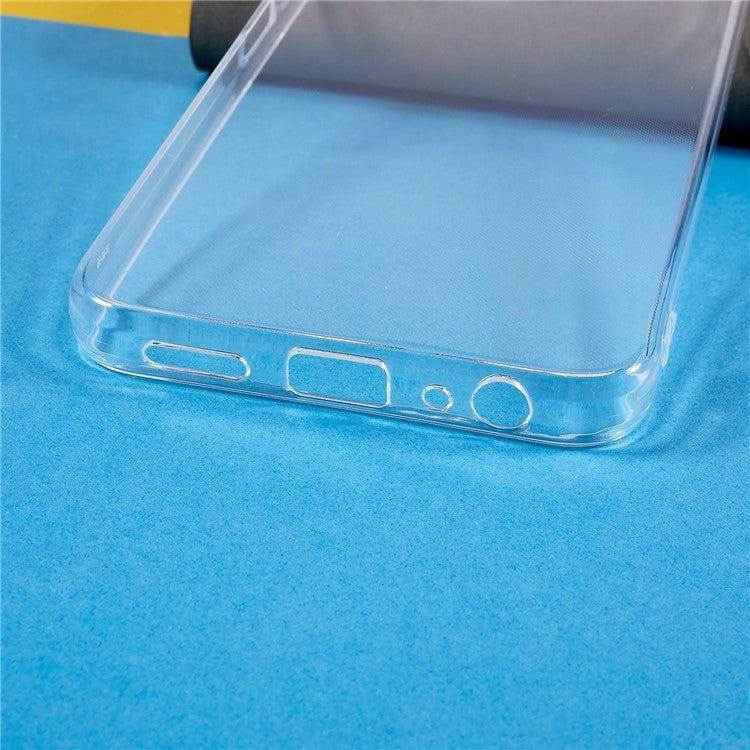 For Honor X8 5G Crystal Clear Back Case, Soft TPU Drop Protection Anti-Yellowing Slim Phone Cover