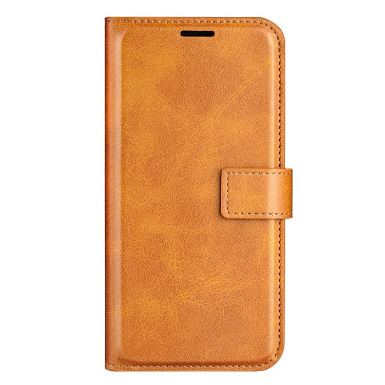 For Honor X8 5G PU Leather Calf Texture Phone Case Full Protection Stand Wallet Magnetic Clasp Cover - Yellow