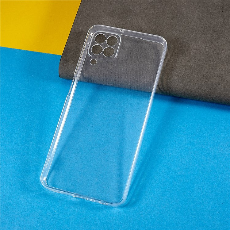For Samsung Galaxy M53 5G HD Transparent Soft TPU Case Thickened 1.5mm Phone Protective Back Cover