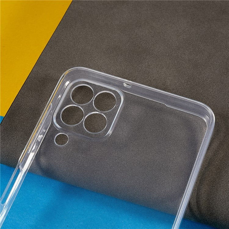 For Samsung Galaxy M53 5G HD Transparent Soft TPU Case Thickened 1.5mm Phone Protective Back Cover