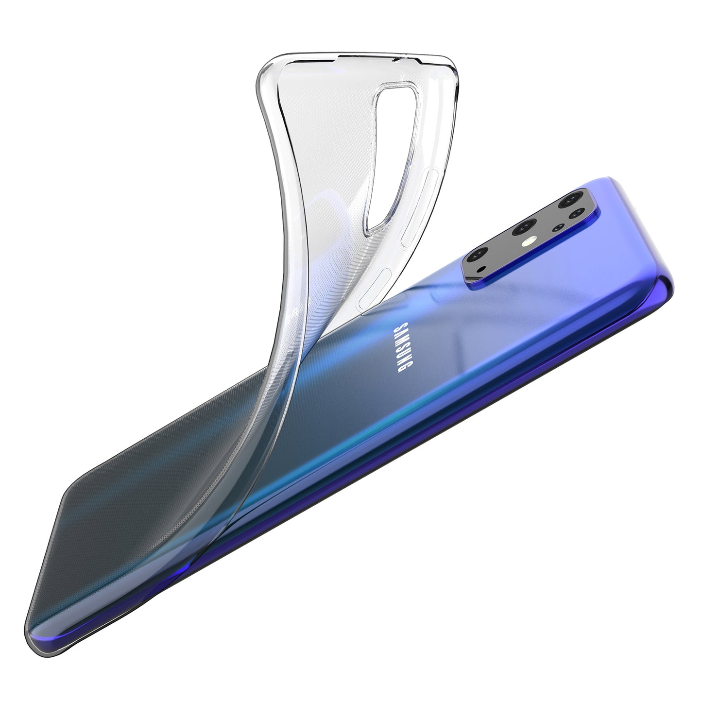 For Samsung Galaxy S20 Plus 4G / 5G 1.5mm Thicken HD Clear Phone Cover Flexible TPU Back Case