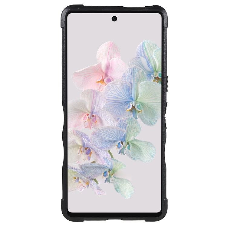 For Google Pixel 7 5G Hard PC + Soft TPU Shockproof Case Anti-slip Grip Protective Phone Back Cover - Blue