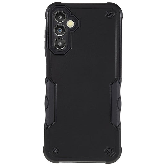 For Samsung Galaxy A14 5G / 4G Anti-fall Back Protector Case Anti-slip Grip PC + TPU Protective Phone Cover - Black