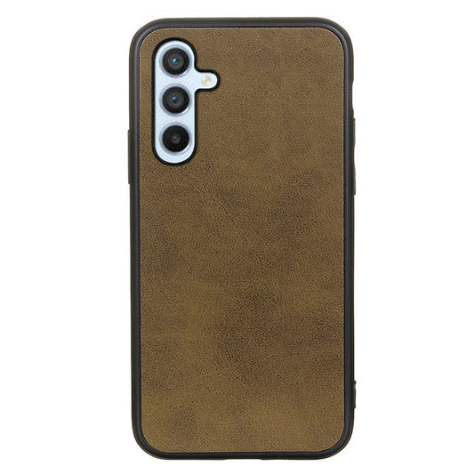 For Samsung Galaxy A54 5G Cell Phone Case Hard PC+TPU+PU Leather Cowhide Texture Dustproof Anti-Scratch Phone Cover - Green