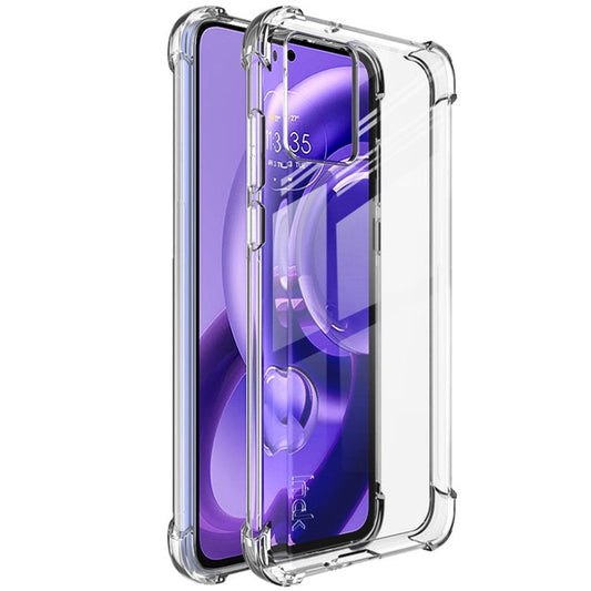 IMAK For Motorola Edge 30 Neo 5G Anti-drop Four Corner Airbag Phone Case Protective TPU Cover - Transparent