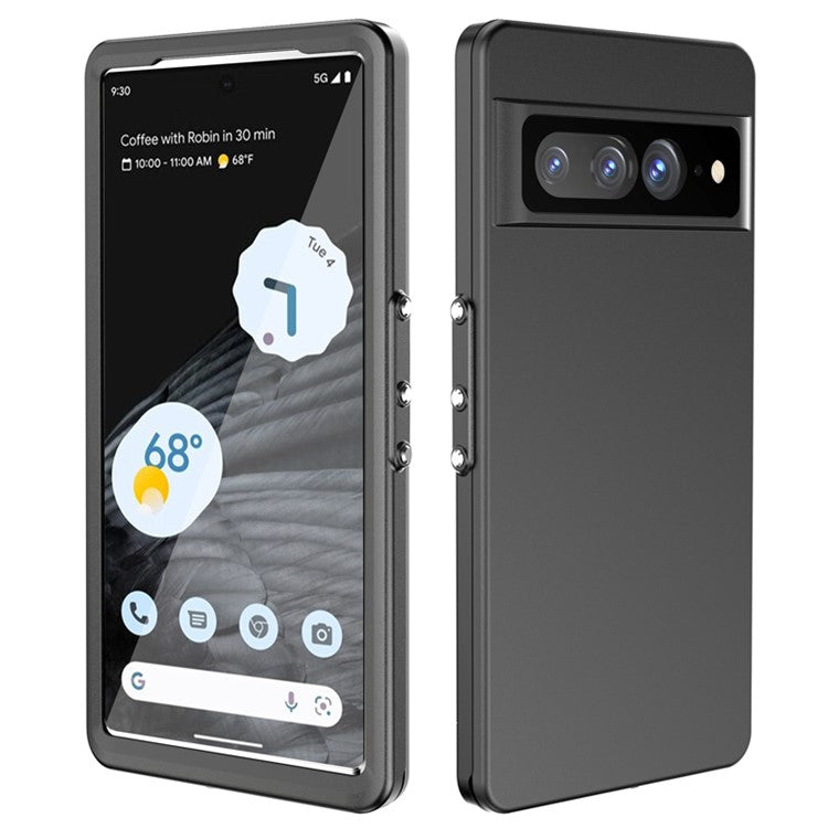 REDPEPPER For Google Pixel 7 Pro 5G IP68 Waterproof Anti-drop Phone Case Dustproof Phone Back Cover