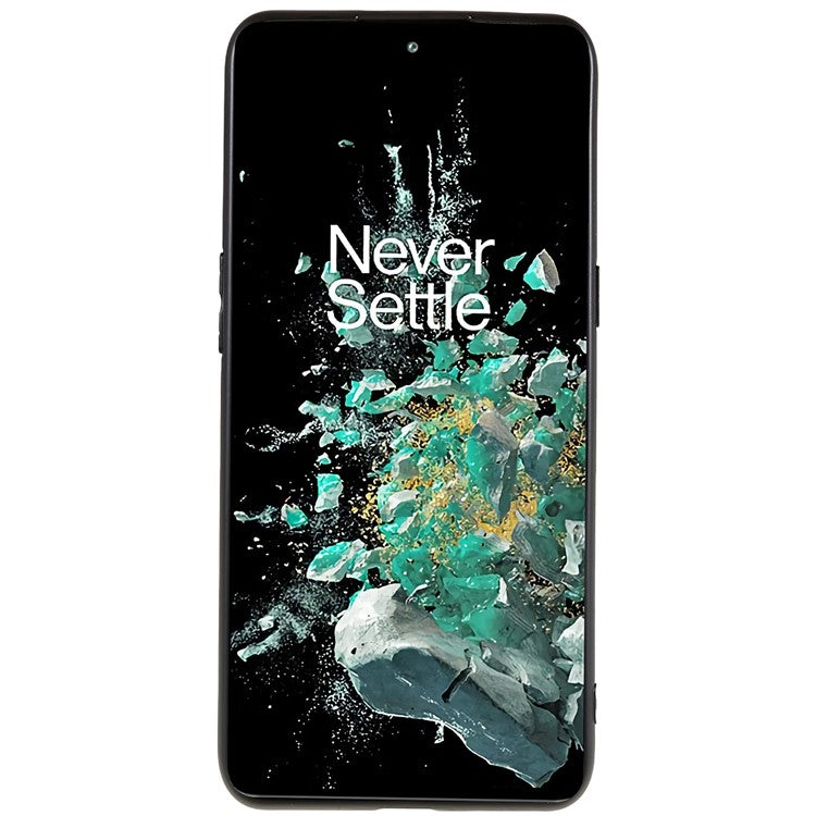 For OnePlus Ace Pro 5G / 10T 5G Anti-fall Flexible TPU Cell Phone Cover Black Matte Smartphone Case