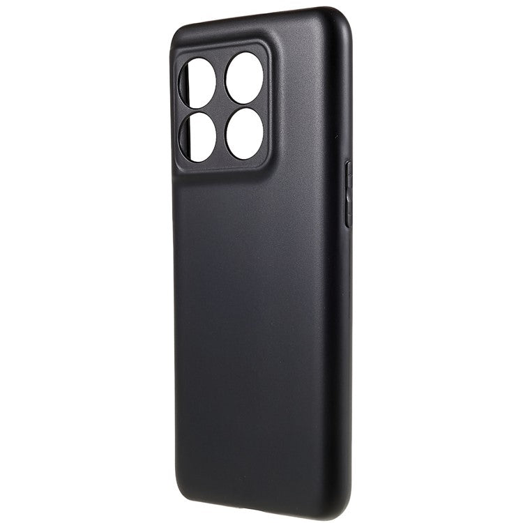 For OnePlus Ace Pro 5G / 10T 5G Anti-fall Flexible TPU Cell Phone Cover Black Matte Smartphone Case