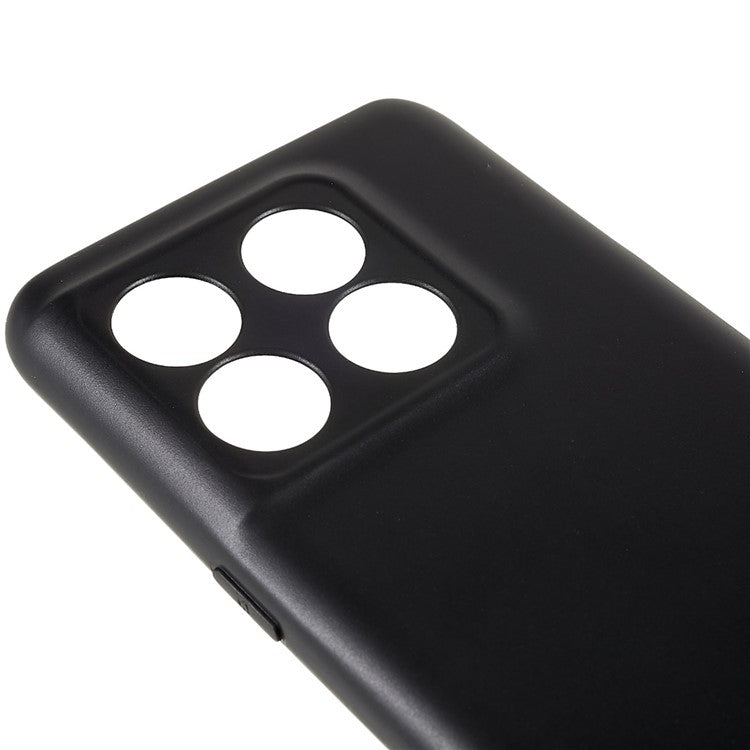 For OnePlus Ace Pro 5G / 10T 5G Anti-fall Flexible TPU Cell Phone Cover Black Matte Smartphone Case