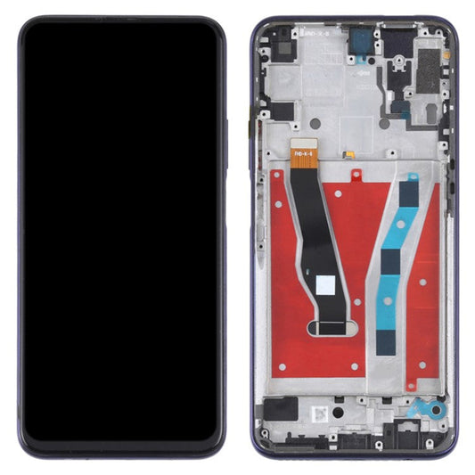 For Huawei Y9s STK-L21, STK-LX3, STK-L22 LCD Screen and Digitizer Assembly + Frame Replacement Part (COG) (Grade C, without Logo) - Phantom Purple