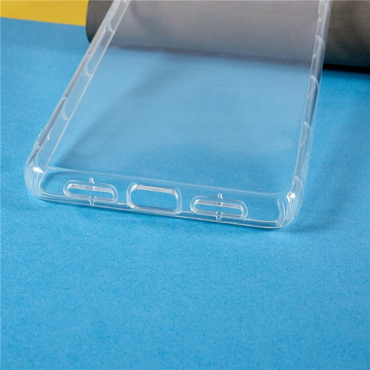 Phone Case for Google Pixel 7 5G, Airbag Protection Shock-absorbing Transparent TPU Back Cover