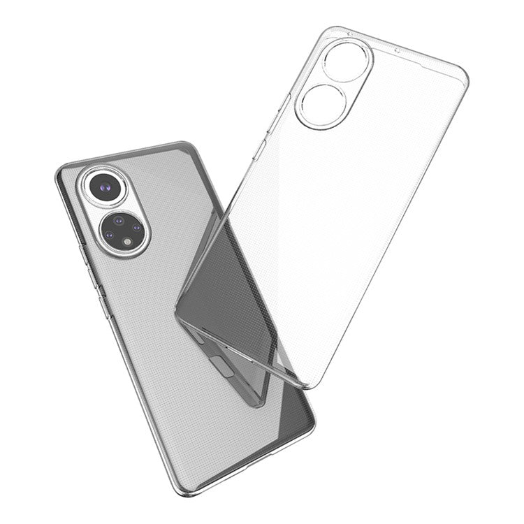 For Honor 50 Transparent Soft TPU Phone Cover Ultra Slim Shockproof Mobile Phone Back Case