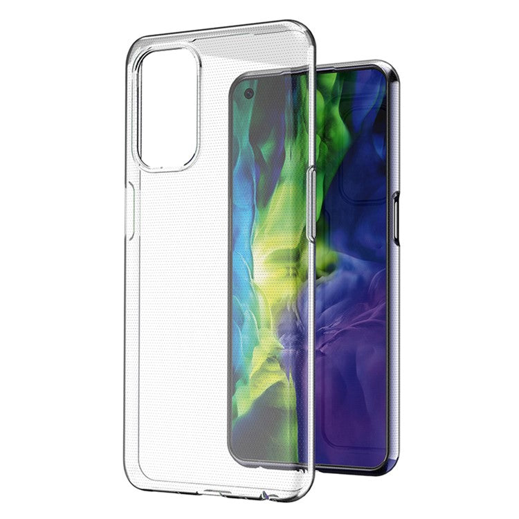 For Oppo A74 5G Ultra Slim Transparent Soft TPU Phone Back Cover Anti-fall Mobile Phone Case