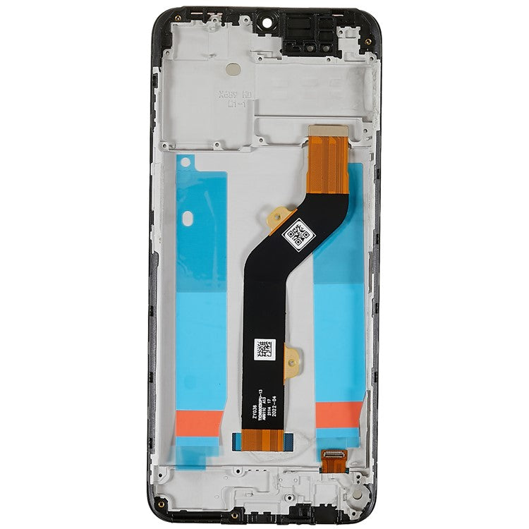 For Infinix Hot 10s X689 X689B X689D / Hot 10T X689C Grade C LCD Screen and Digitizer Assembly + Frame Replacement Part (without Logo)