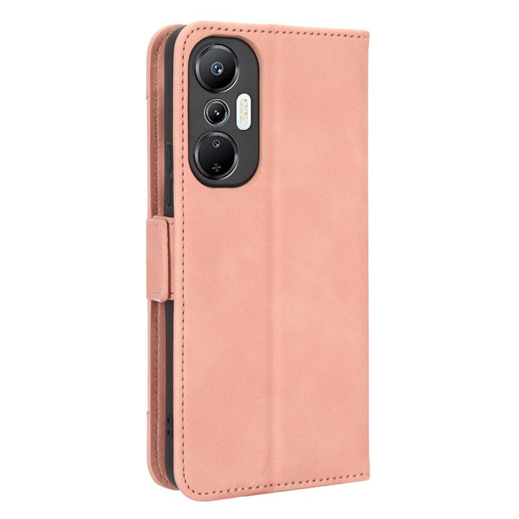 For Infinix Hot 20S 4G / X6827 PU Leather Wallet Stand Magnetic Flip Smartphone Cover with Multiple Card Slots - Pink