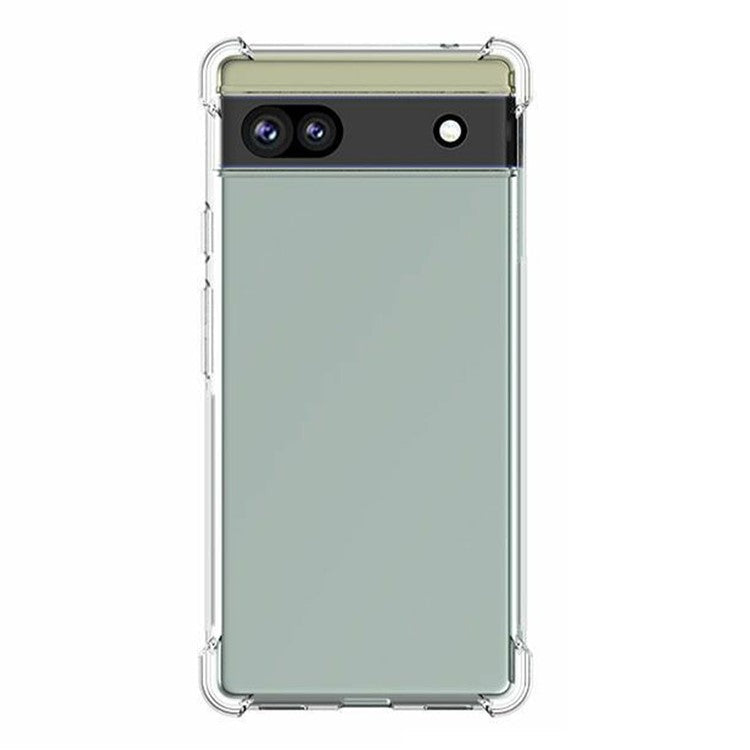 For Google Pixel 6a Anti-Scratch Ultra Clear Soft TPU Cell Phone Case Non-Slip Mobile Phone Back Cover