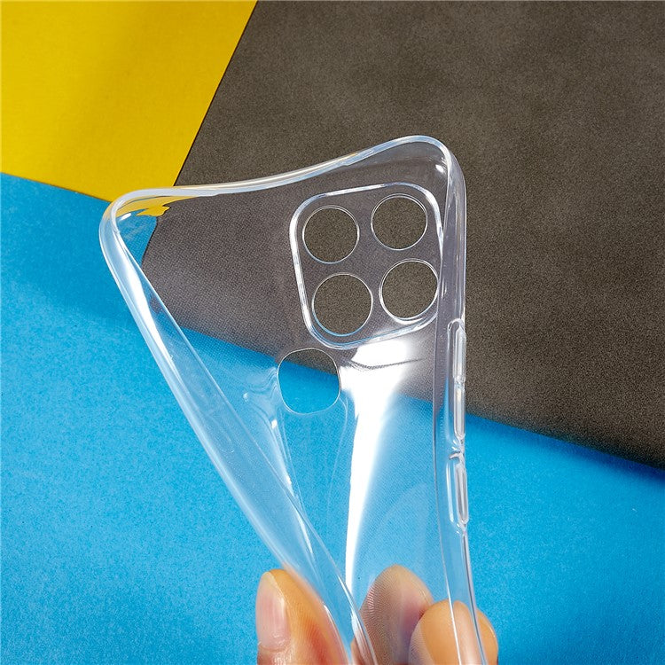 For Infinix Smart 6 Ultra-Thin Soft TPU Clear Protective Cover Drop-Proof Anti-Scratch Phone Back Case