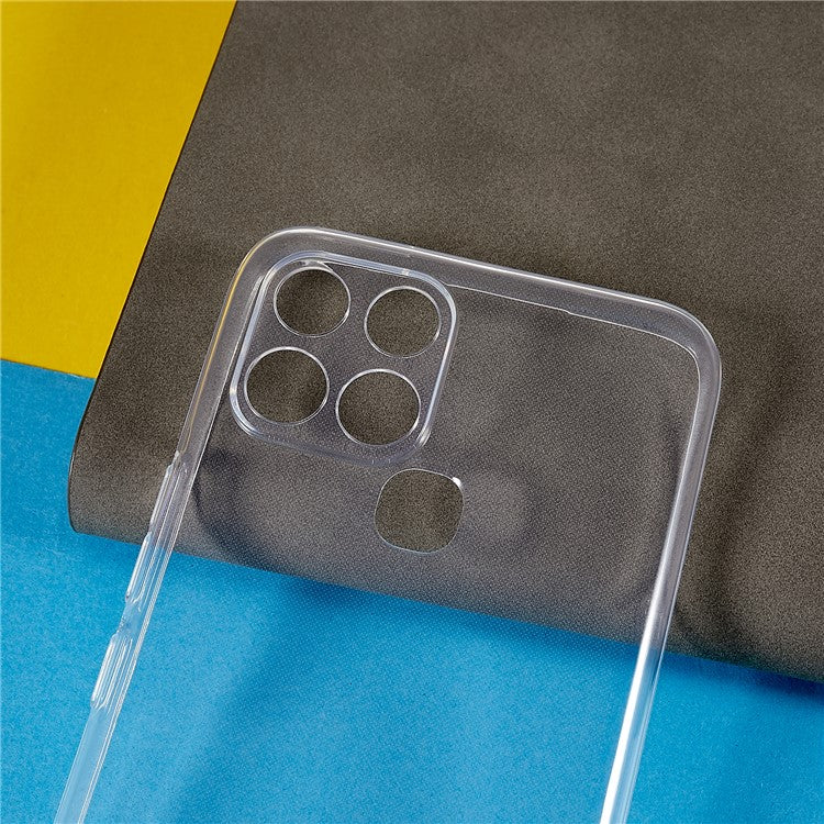 For Infinix Smart 6 Ultra-Thin Soft TPU Clear Protective Cover Drop-Proof Anti-Scratch Phone Back Case