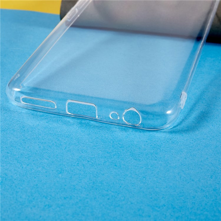 For Infinix Smart 6 Ultra-Thin Soft TPU Clear Protective Cover Drop-Proof Anti-Scratch Phone Back Case