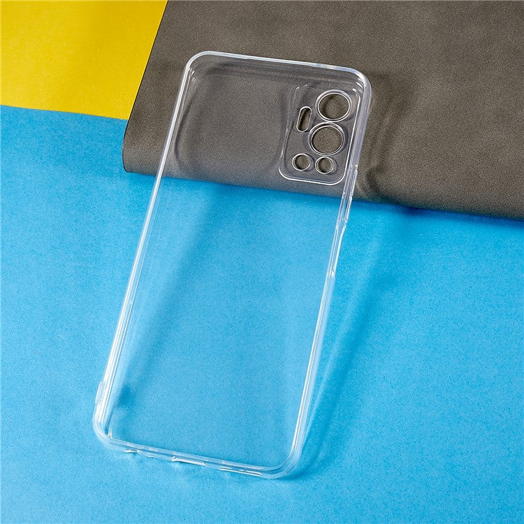 For Infinix Hot 12 4G Ultra-Thin Flexible TPU Protective Back Cover Clear Drop-Proof Anti-Scratch Phone Case