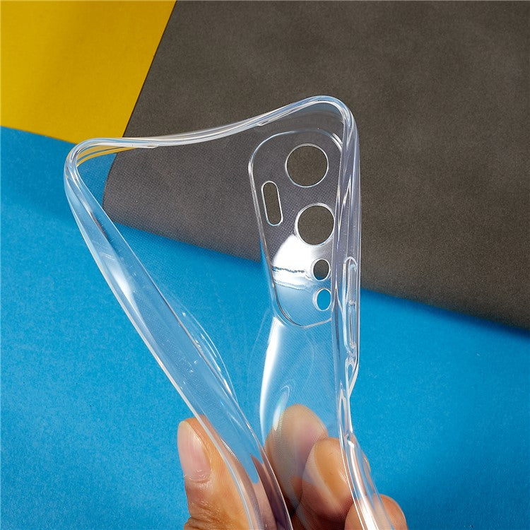 For Infinix Hot 20 4G Ultra Slim Flexible TPU Cover Drop-Proof Crystal Clear Protective Phone Case