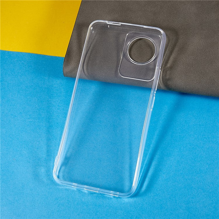 For vivo Y02 4G Ultra Slim Soft TPU Transparent Case Drop-proof Cell Phone Protective Cover