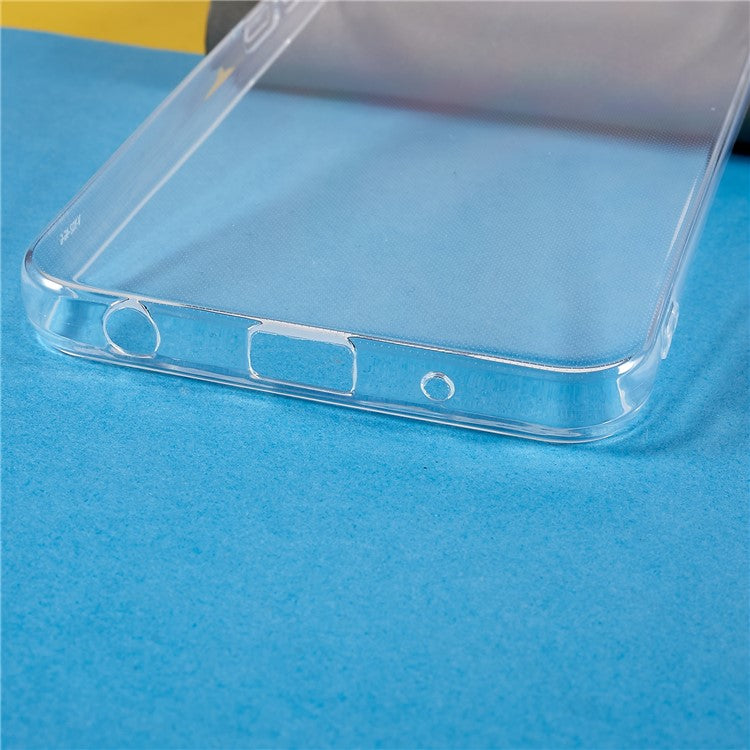 For vivo Y02 4G Ultra Slim Soft TPU Transparent Case Drop-proof Cell Phone Protective Cover